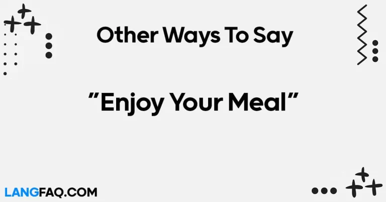 12 Other Ways to Say “Enjoy Your Meal”