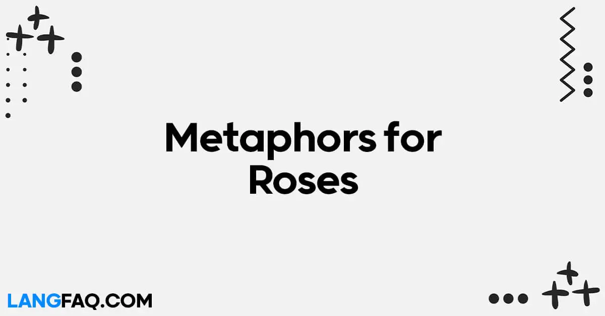 Metaphors for Roses