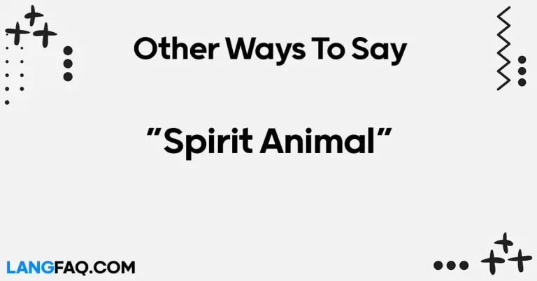 12 Other Ways to Say “Spirit Animal”